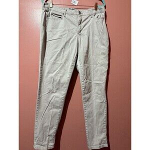 Bandolino Womens Jeans Plus 16 Beige Lisbeth Bottoms Pants Basic Solid